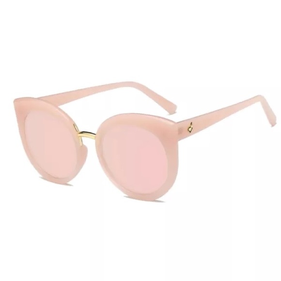 boutique Accessories - REFLECTIVE CAT EYE SUNNIES SUNGLASSES RETRO FUNKY PSYCHEDELIC FESTIVAL HIPSTER